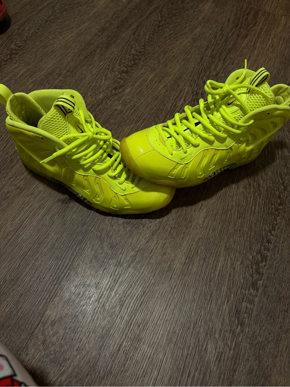 Jordan Men's Neon Yellow High-Top Sneakers